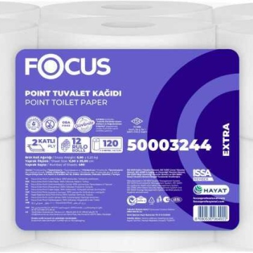 50003244 POINT EXTRA İÇTEN ÇEKMELİ TUVALET KAĞIDI 120M 1*12 